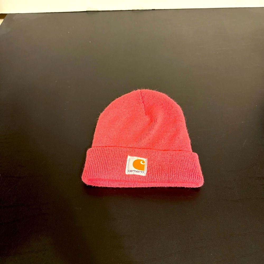 Carhartt Pink Beanie Toddler Knit Stocking Cap Hat One Size Fits Most Youth Kids